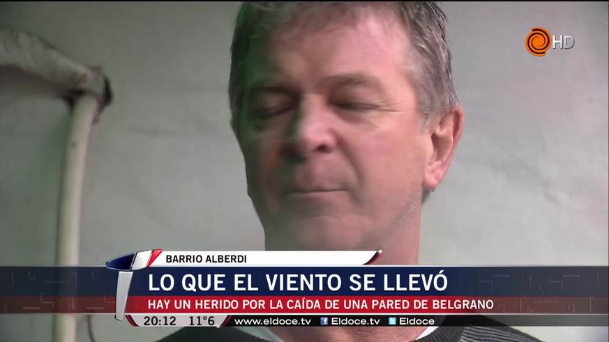 El derrumbe en la cancha de Belgrano dejó un herido