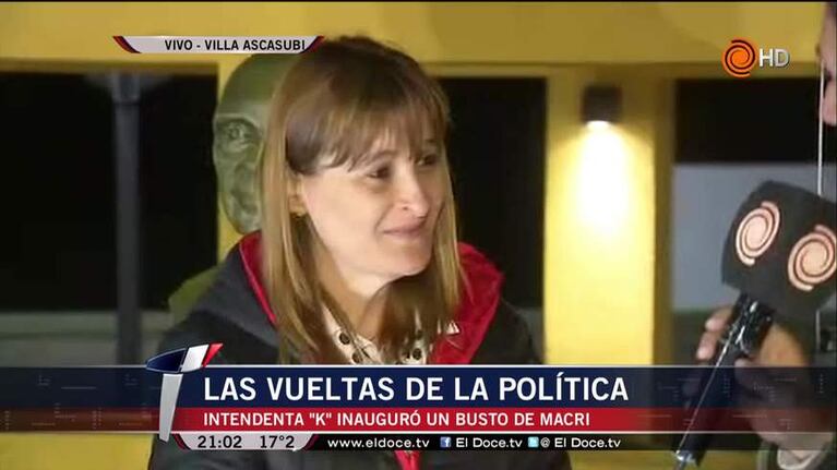 Mauricio Macri tiene su busto en Córdoba
