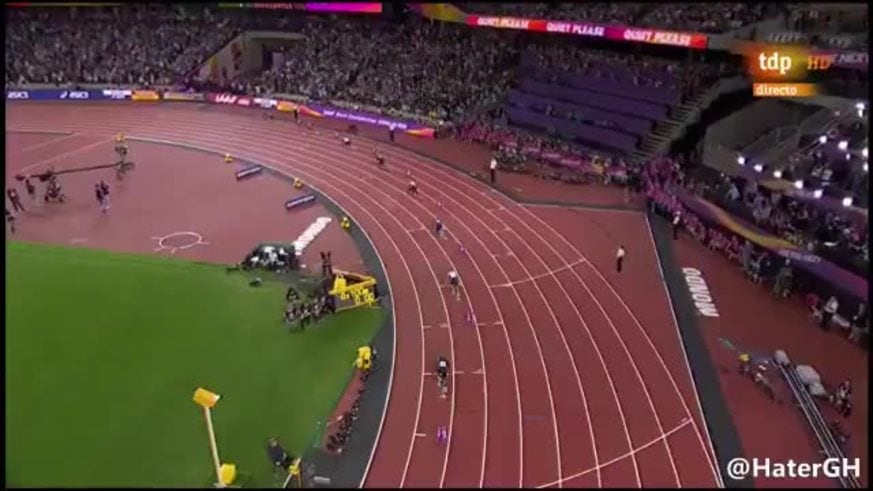 La lesión de Bolt en su última carrera