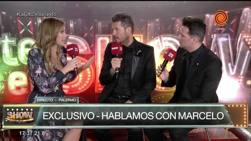 Tinelli en la foto del Bailando 2017