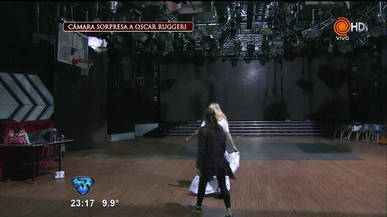 Oscar Ruggeri casi se va a las piñas en la cámara sorpresa