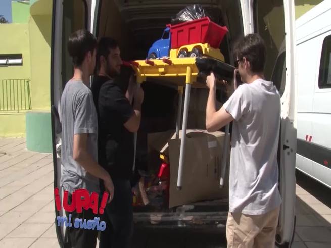 Piñón Fijo entregó los juguetes de ¡Upa mi sueño!