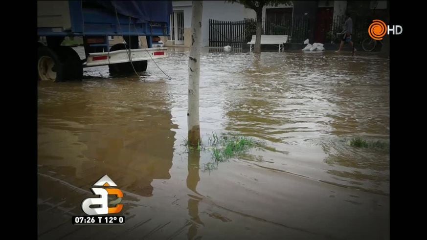 "El pueblo se está hundiendo", dijo el intendente de Pozo del Molle