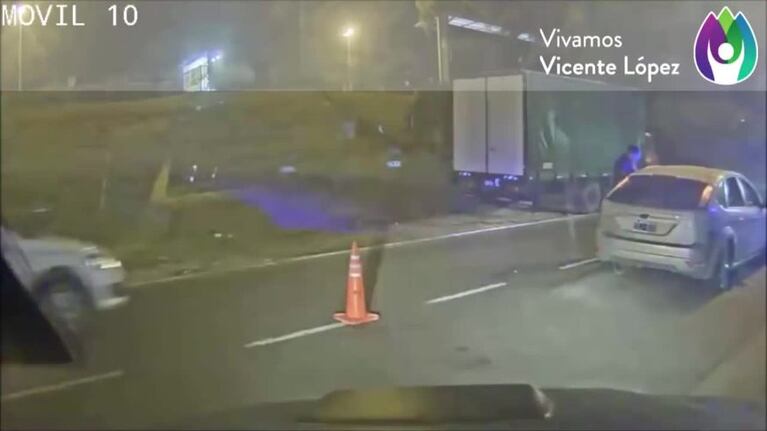 Un delincuente tomó un rehén en Vicente López