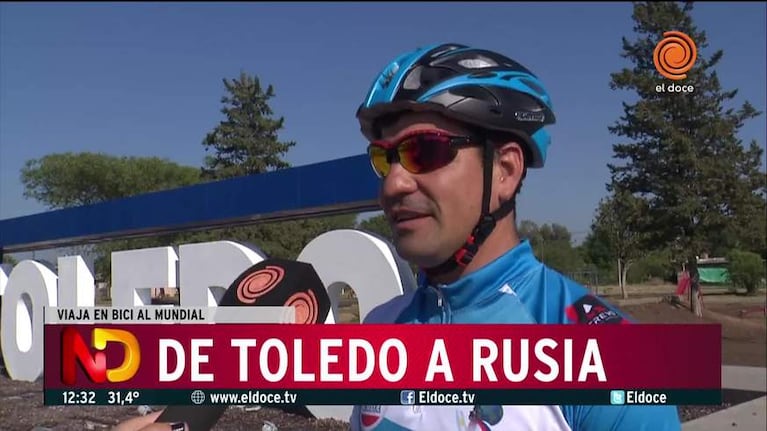 En bici, de Toledo a Rusia
