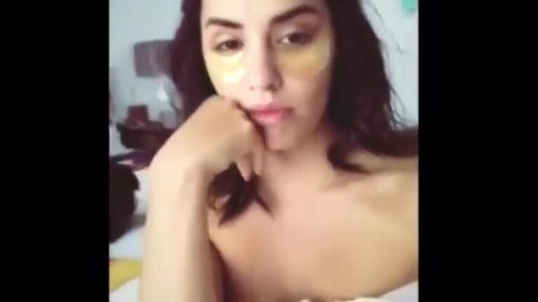 Lali Espósito sin maquillaje