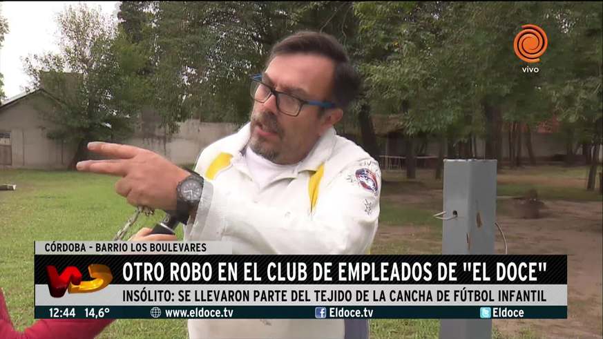 Ladrones sin ningún límite: otra vez robaron el club de Canal 12