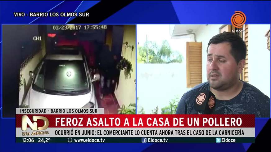 Los familia asaltada por ladrones armados en Los Olmos Sur