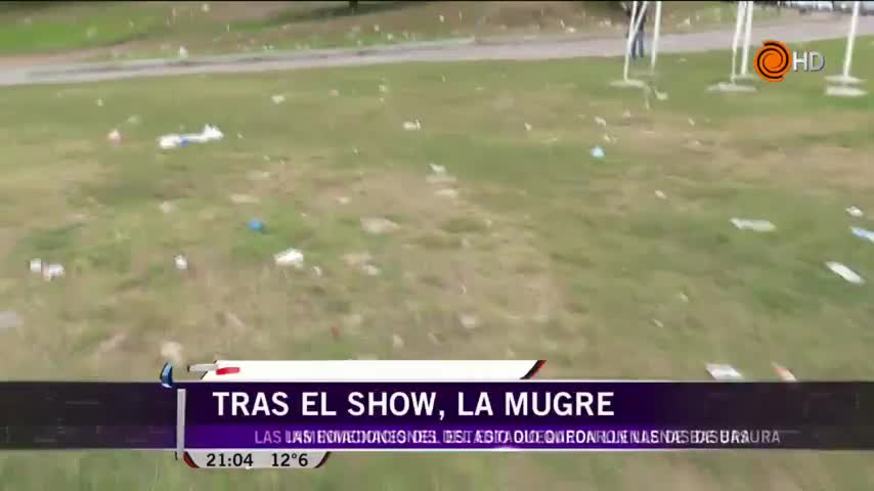 Después de La Renga, la basura