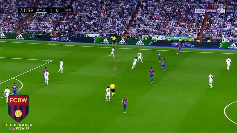 El golazo de Messi contra el Real Madrid