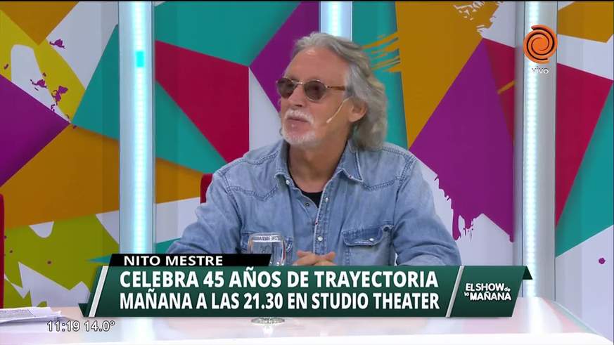 Nito Mestre celebra 45 años de trayectoria