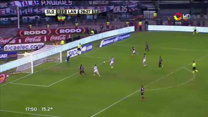 El gol de Sand en la final para Lanús