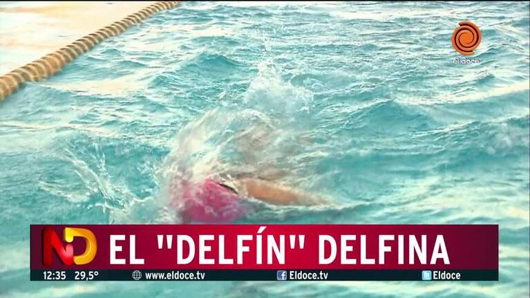Una promesa de la natación cordobesa
