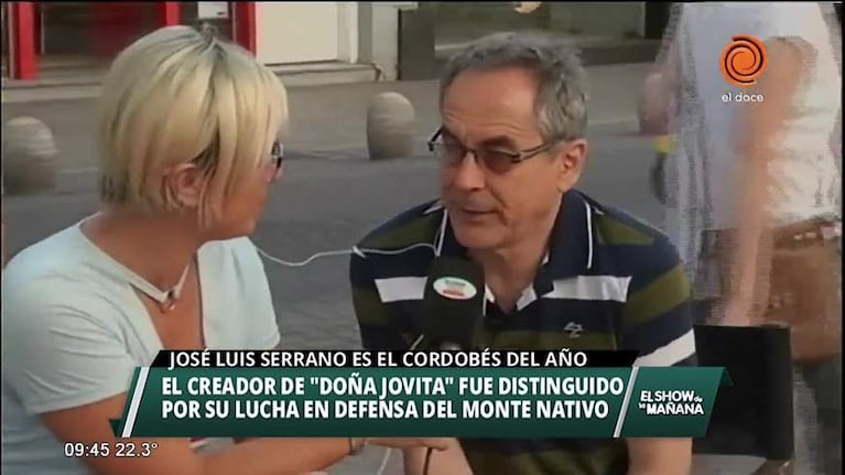 Creador de "Doña Jovita" es el cordobés del año