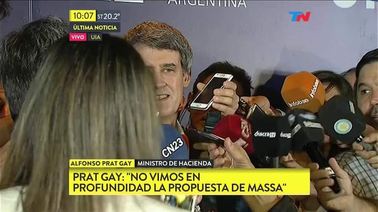 La insólita respuesta de Prat Gay a Lavagna