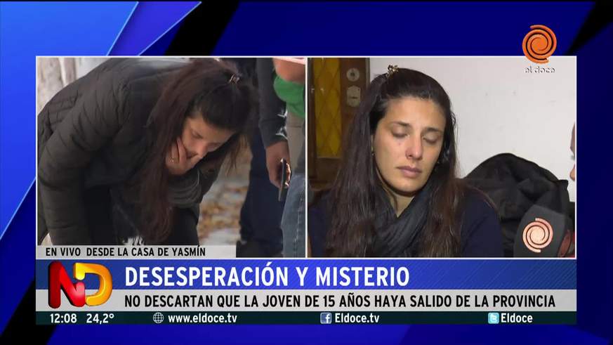 La desesperación de la familia de Yasmin Varela