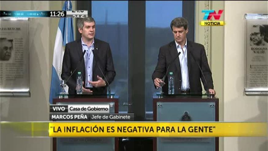 Peña: "No hay techo a las paritarias"