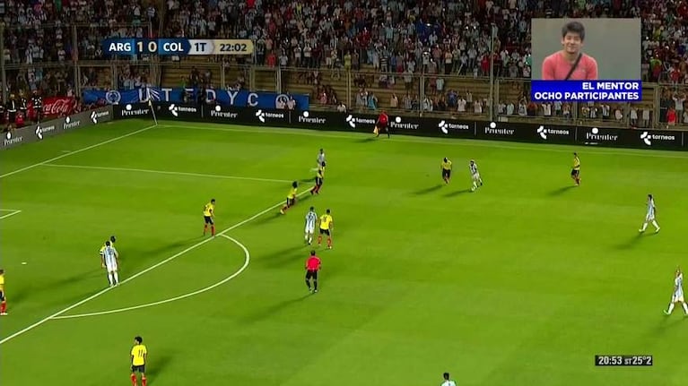 Pratto y el 2-0 ante Colombia