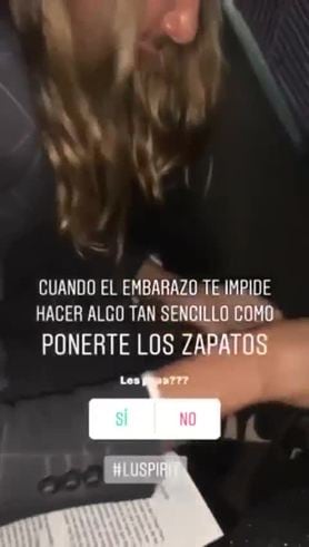 Luisana Lopilato y su problema para ponerse los zapatos