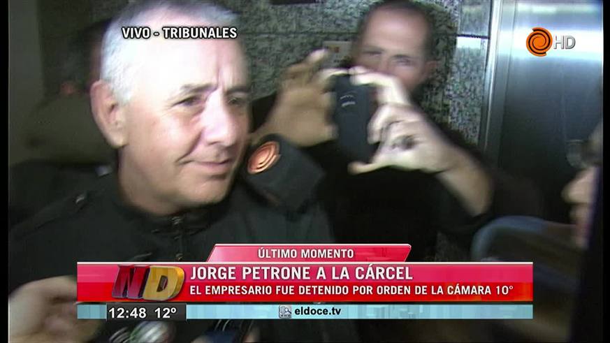 Petrone preso otra vez