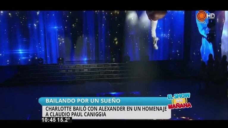 Bailando: El homenaje de Charlotte y el 10 de Polino