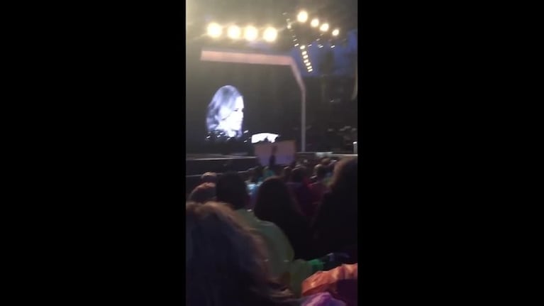 Adele, enojada con una fan que la grababa