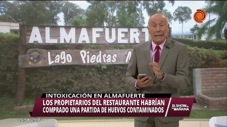 Mujer intoxicada en Almafuerte confirma Salmonella