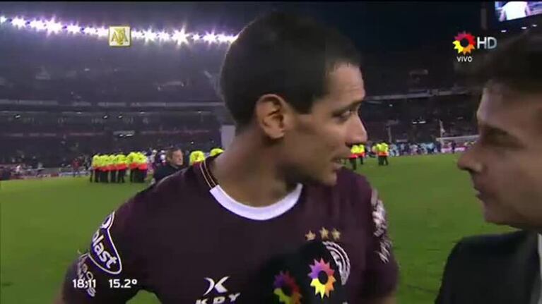 La emoción de Pepe Sand por el título de Lanús
