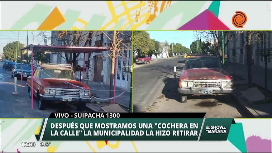 La Municipalidad hizo sacar la cochera móvil