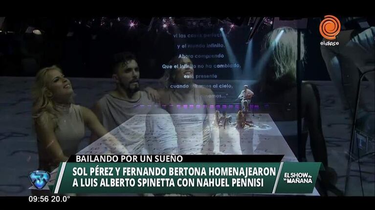 Emocionante homenaje de Sol Pérez a Spinetta