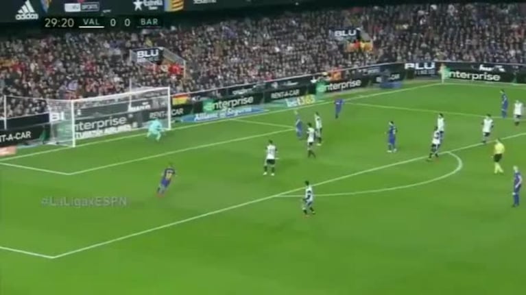 ¡Clarísimo! El gol que no le cobraron a Messi