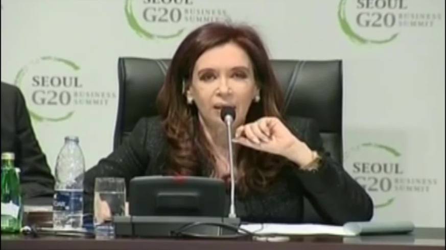 Cristina Kirchner en contra de la ley antidespidos