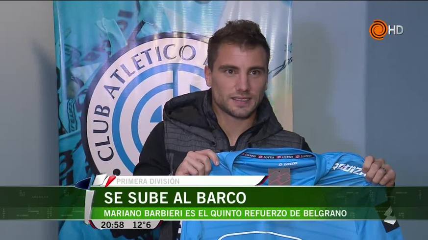 Conocé a Mariano Barbieri, nuevo refuerzo de Belgrano