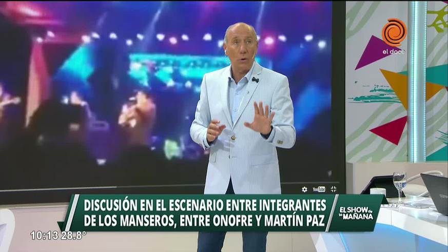 Bochornoso momento entre "Los Manseros"