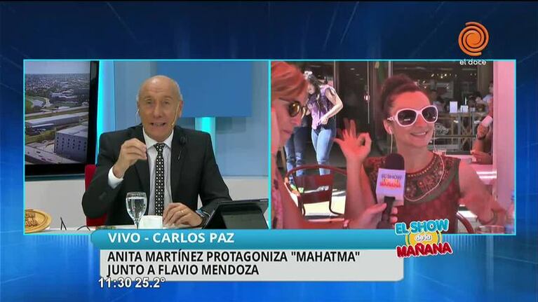 Anita Martínez, protagonista de "Mahatma"