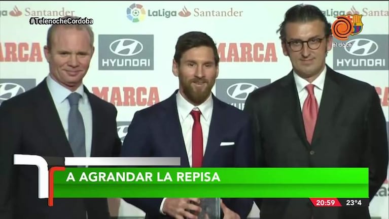 Messi no para de ganar premios: superó a Cristiano