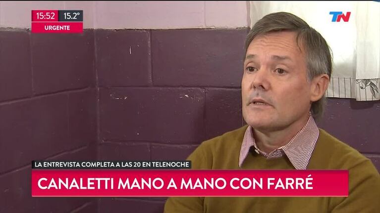 Farré: "Nunca fui un golpeador de mujeres"