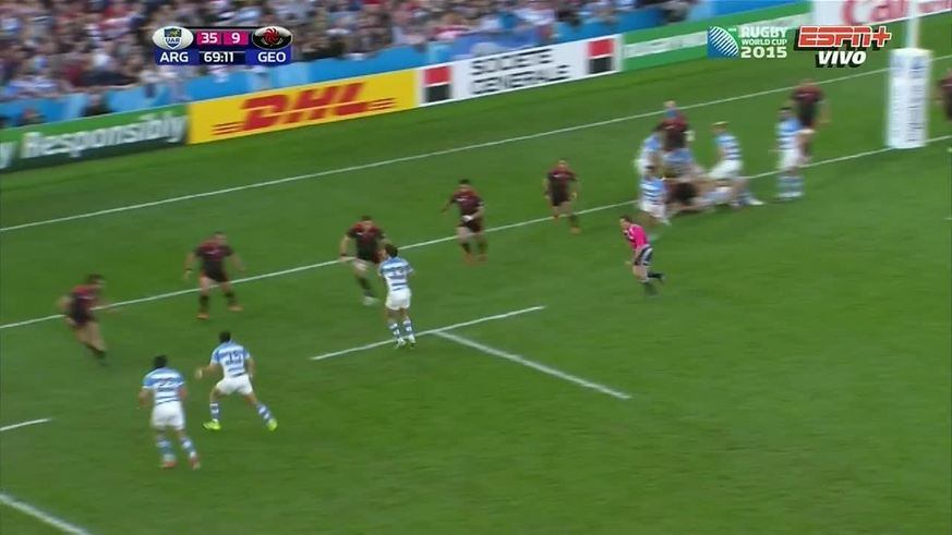 Try de Landajo para Los Pumas contra Georgia