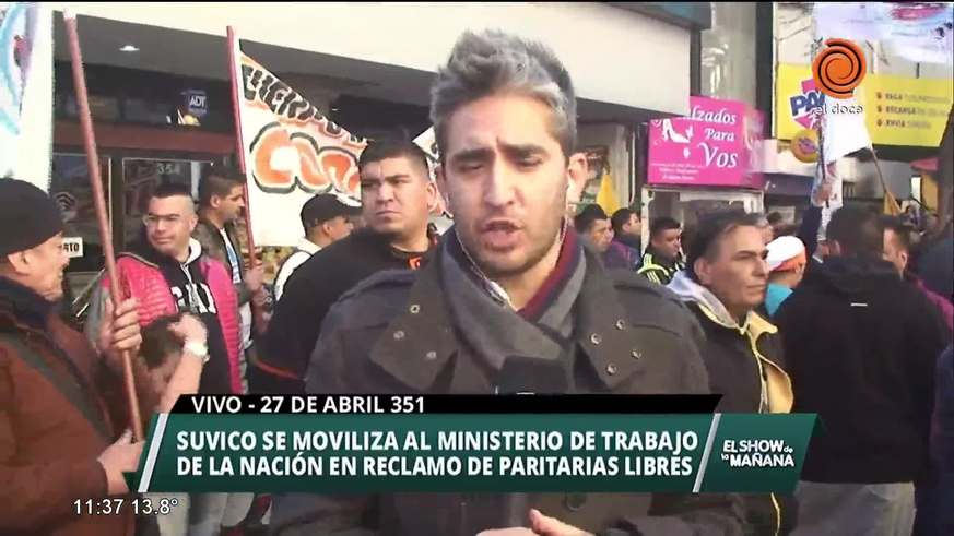 Marcha de SUVICO por paritarias