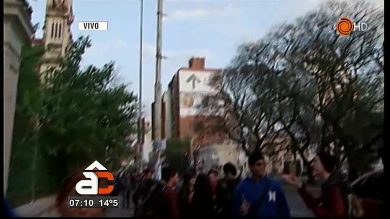 Vuelta a clases en el Carbó después de la toma