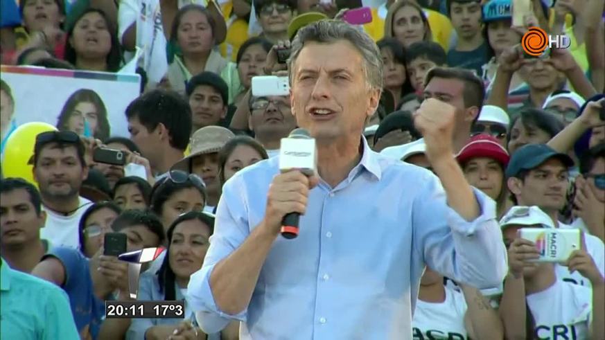 Macri en La Quebrada de Humahuaca tras su cierre de campaña