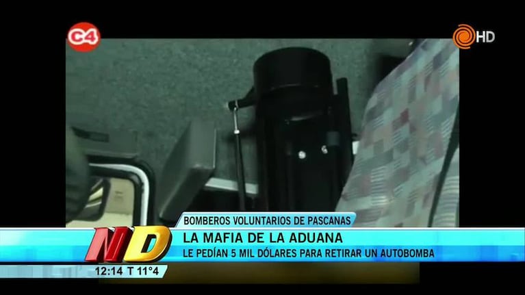 La mafia de la Aduana por la autobomba de Pascanas