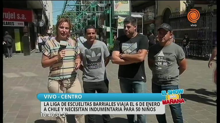 La liga de escuelitas barriales viaja a Chile