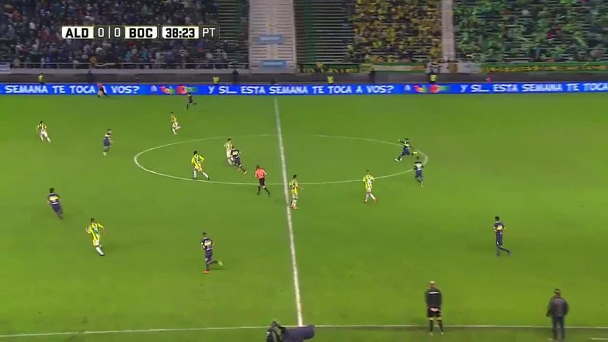 Golazo de Pavón para Boca contra Aldosivi