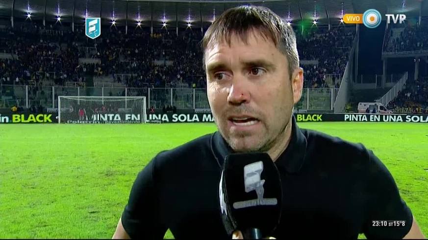 La bronca de Coudet tras la final ante Boca
