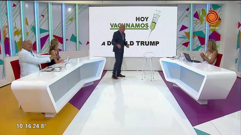 Hoy vacunamos a Donald Trump