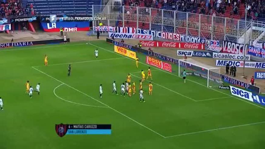 El gol de Caruzzo ante Crucero