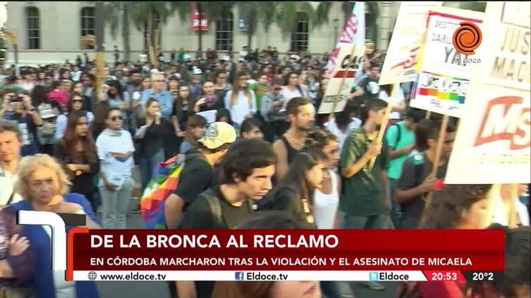 Córdoba repudió la muerte de Micaela García
