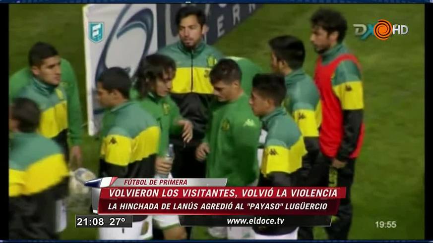 Hinchas visitantes agredieron a Lugüercio