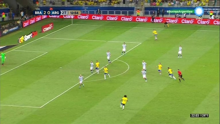 Paulinho hizo el 3-0 para Brasil